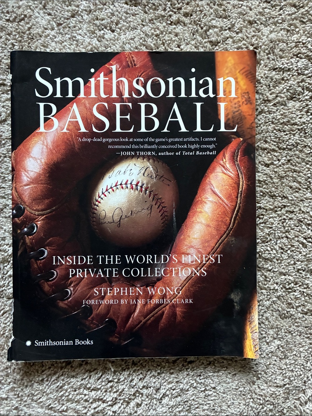 Smithsonian Baseball Book - Brown Cover